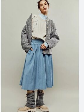 We the Free full cord skirt free people